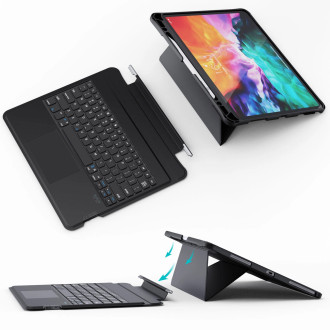 Choetech Keyboard Case Cover for iPad Pro 12.9´ 2020 / 2021 Wireless Bluetooth Keyboard Black (BH-015)