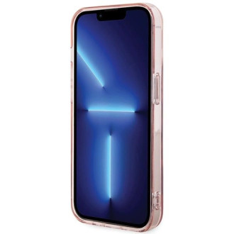 Pouzdro Karl Lagerfeld IML Choupette MagSafe pro iPhone 15 Pro Max - růžové