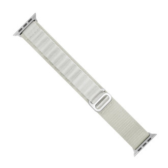 Řemínek s alpskou ocelovou přezkou pro Apple Watch 38/40/41 mm - stříbrný