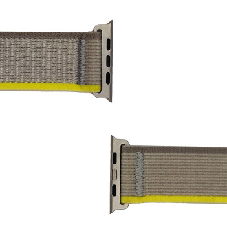 Trail Velcro pásek pro Apple Watch 38/40/41 mm - světle šedý