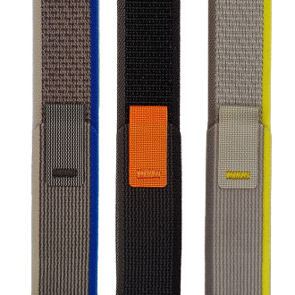 Trail Velcro pásek pro Apple Watch 38/40/41 mm - tmavě šedý
