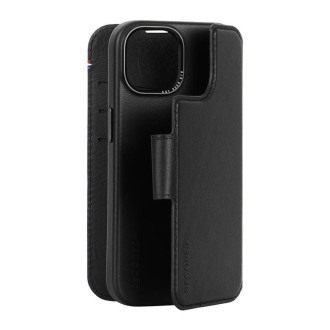 Decoded Detachable Wallet – ochranné kožené pouzdro kompatibilní s MagSafe pro iPhone 15 (černé)
