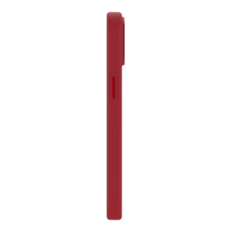 Dekódované silikonové pouzdro s MagSafe pro iPhone 15 Plus - červené