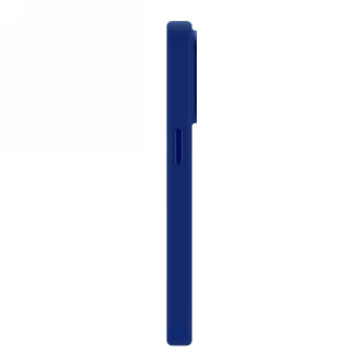 Dekódované silikonové pouzdro s MagSafe pro iPhone 15 Pro Max - modré