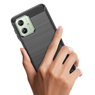 Karbonové pouzdro pro Motorola Moto G54 - černé