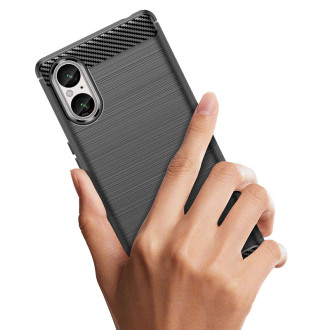 Karbonové pouzdro pro Sony Xperia 5 V - černé