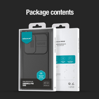 Nillkin CamShield Pro Armored Case s ochranou fotoaparátu pro Samsung Galaxy S24 Ultra – černé