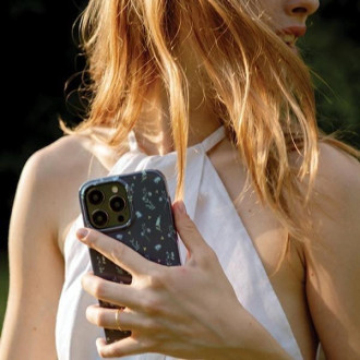 Pouzdro Uniq Coehl Prairie pro iPhone 15 Pro Max - tmavě modrá