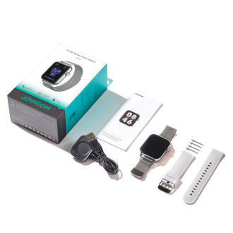 Chytré hodinky Joyroom JR-FT5 IP68 s funkcí přijímání hovorů - stříbrné