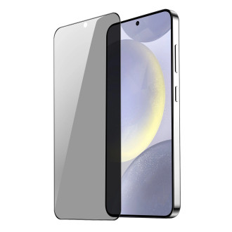 Dux Ducis Glass Privacy pro Samsung S24 - s černým rámečkem