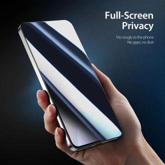Dux Ducis Glass Privacy pro Samsung S24 - s černým rámečkem