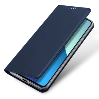Flipové pouzdro Dux Ducis Skin Pro pro Xiaomi Redmi Note 13 4G - modré