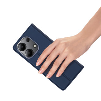 Flipové pouzdro Dux Ducis Skin Pro pro Xiaomi Redmi Note 13 4G - modré