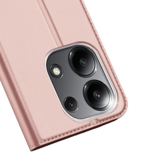 Flipové pouzdro Dux Ducis Skin Pro pro Xiaomi Redmi Note 13 4G - růžové
