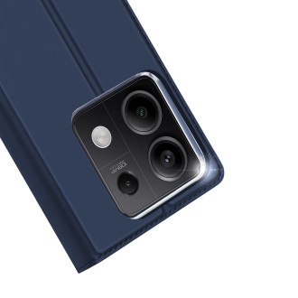 Dux Ducis Skin Pro pouzdro s klopou a slotem na kartu pro Xiaomi Redmi Note 13 5G - modré