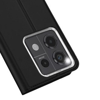 Dux Ducis Skin Pro pouzdro s klopou a slotem na kartu pro Xiaomi Redmi Note 13 Pro 5G - černé