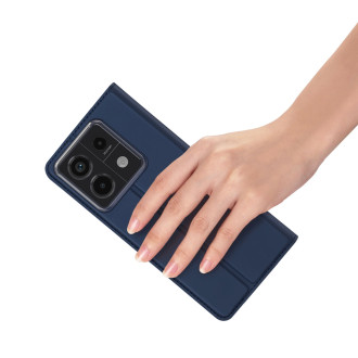 Dux Ducis Skin Pro pouzdro s klopou a slotem na kartu pro Xiaomi Redmi Note 13 Pro 5G - modré