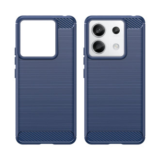 Karbonové pouzdro pro Xiaomi Redmi Note 13 Pro - modré