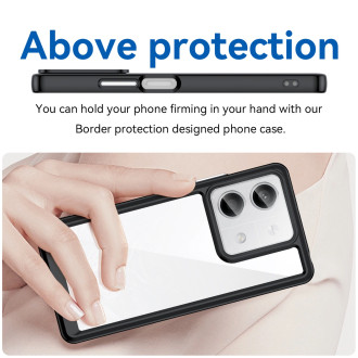 Outer Space Case s gelovým rámečkem pro Xiaomi Redmi Note 13 Pro - černý