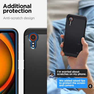 Pouzdro Spigen Tough Armor pro Samsung Galaxy XCover 7 - černé