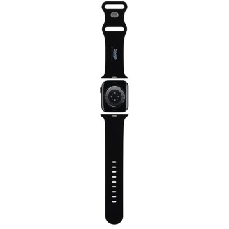 Hello Kitty silikonový řemínek na hlavu pro Apple Watch 42/44/45/49 mm – černý