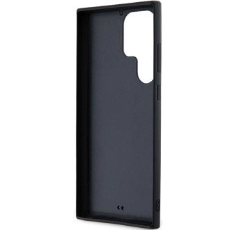 Pouzdro Karl Lagerfeld 3D Rubber Glitter Logo pro Samsung Galaxy S23 Ultra - černé