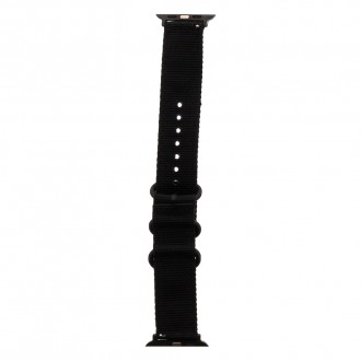 Tactical 381 Nylon Řemínek pro iWatch 1/2/3 42mm Black