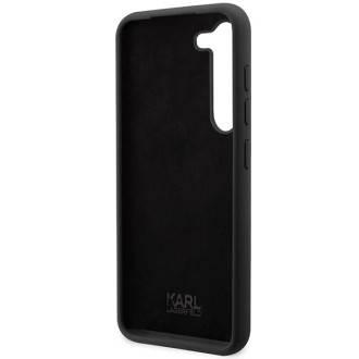 Karl Lagerfeld silikonové pouzdro Choupette pro Samsung Galaxy S24+ - černé