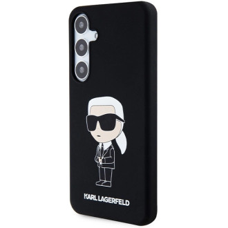 Karl Lagerfeld silikonové pouzdro Ikonik pro Samsung Galaxy S24+ - černé
