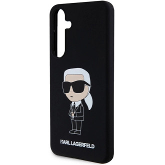 Karl Lagerfeld silikonové pouzdro Ikonik pro Samsung Galaxy S24+ - černé