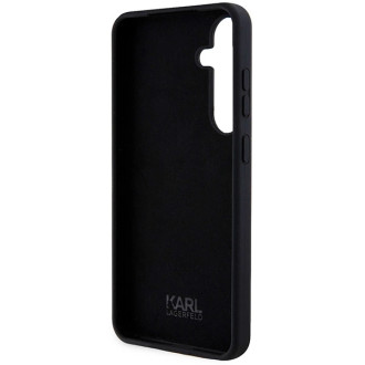 Karl Lagerfeld silikonové pouzdro Ikonik pro Samsung Galaxy S24+ - černé