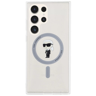 Karl Lagerfeld IML Ikonik MagSafe pouzdro pro Samsung Galaxy S23 Ultra - průhledné