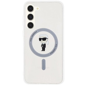 Karl Lagerfeld IML Ikonik MagSafe pouzdro pro Samsung Galaxy S23+ - průhledné