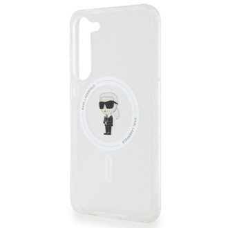 Karl Lagerfeld IML Ikonik MagSafe pouzdro pro Samsung Galaxy S23+ - průhledné