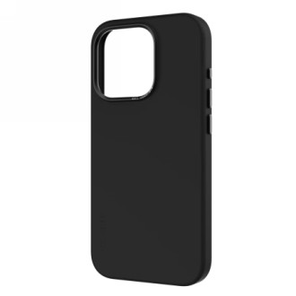 Dekódované silikonové pouzdro s MagSafe pro iPhone 15 Pro Max - černé