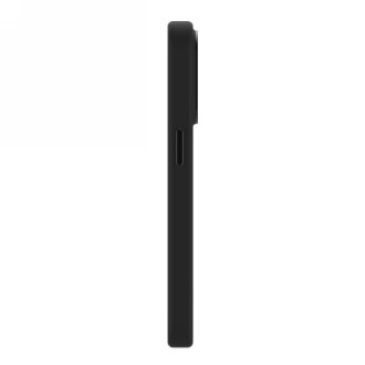 Dekódované silikonové pouzdro s MagSafe pro iPhone 15 Pro Max - černé