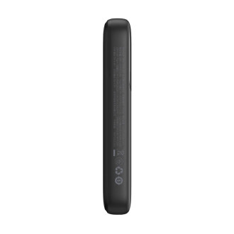 Powerbanka Baseus Comet Series s displejem 10000mAh 22,5W - černá + USB-A / USB-C kabel