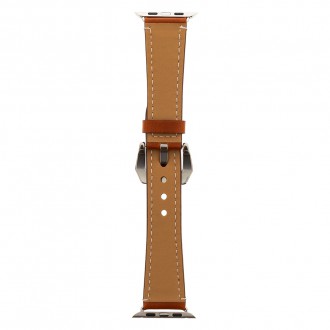 Tactical 291 Genuine Kožený Řemínek pro iWatch 4 44mm Brown