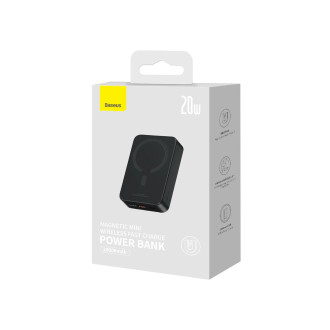 Baseus Magnetic Mini 20000 mAh 20W Powerbanka - černá + USB-C / USB-C kabel