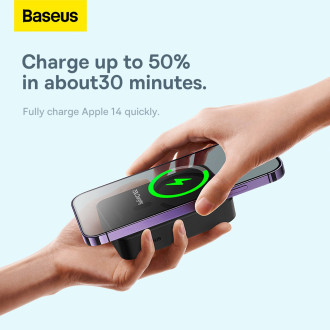 Baseus Magnetic Mini 20000 mAh 20W Powerbanka - černá + USB-C / USB-C kabel