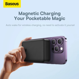 Baseus Magnetic Mini 20000 mAh 20W Powerbanka - černá + USB-C / USB-C kabel