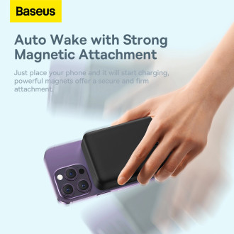 Baseus Magnetic Mini 20000 mAh 20W Powerbanka - černá + USB-C / USB-C kabel