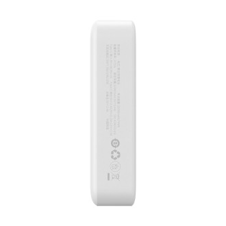 Powerbanka Baseus Magnetic Mini 20000 mAh 20W - bílá + USB-C / USB-C kabel