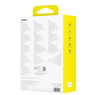 Powerbanka Baseus Qpow Pro+ 10000mAh 22,5W s vestavěným USB-C kabelem a displejem - černá