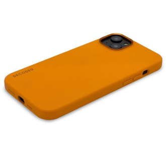 Dekódované silikonové pouzdro s MagSafe pro iPhone 13 / iPhone 14 - oranžové