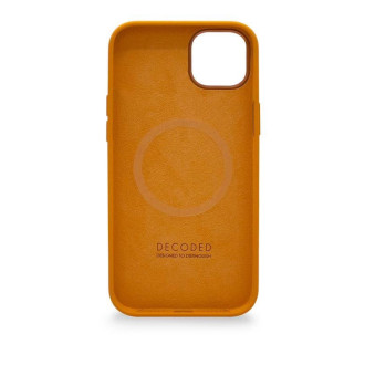 Dekódované silikonové pouzdro s MagSafe pro iPhone 13 / iPhone 14 - oranžové