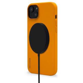 Dekódované silikonové pouzdro s MagSafe pro iPhone 13 / iPhone 14 - oranžové