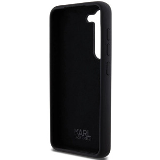 Karl Lagerfeld silikonové pouzdro Ikonik Metal Pin pro Samsung Galaxy S23+ - černé