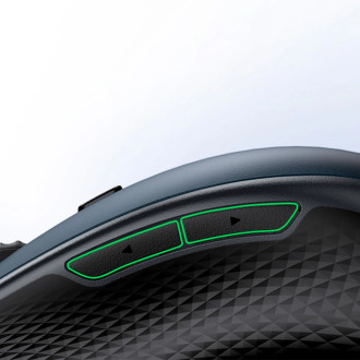 Ugreen MU101 ergonomická bezdrátová myš Bluetooth / 2,4 GHz - černá