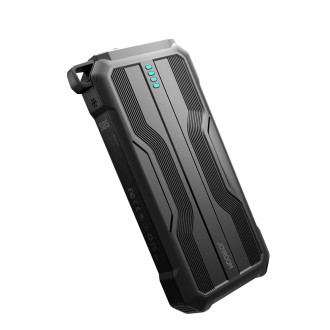 Powerbanka 10000mAh Joyroom JR-L016 s vestavěnými kabely USB-C/micro USB/ Lightning – černá